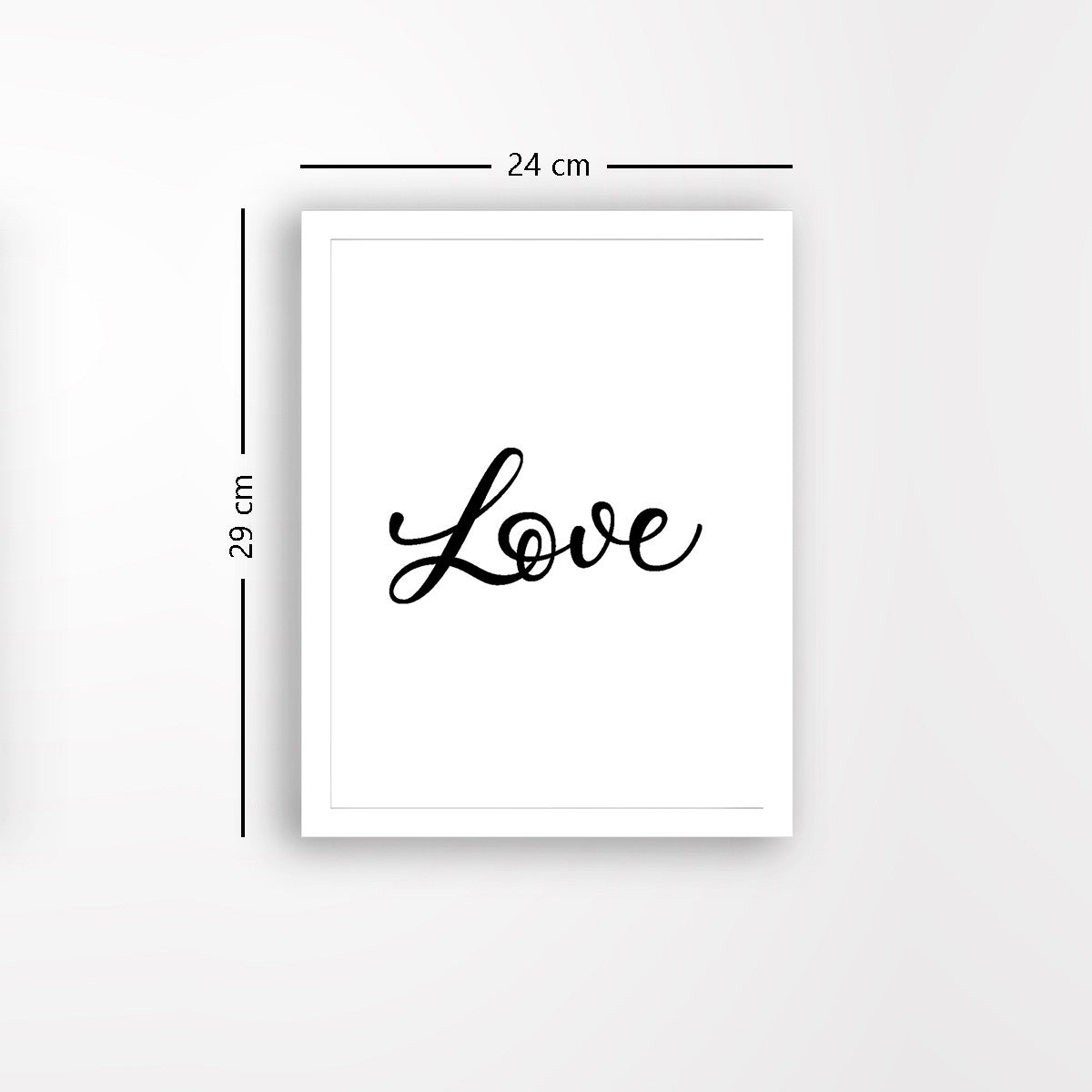 Quadro Decorativo MDF Emoldurado - Arte Multicolor 24x29cm com Moldura de Madeira 2cm