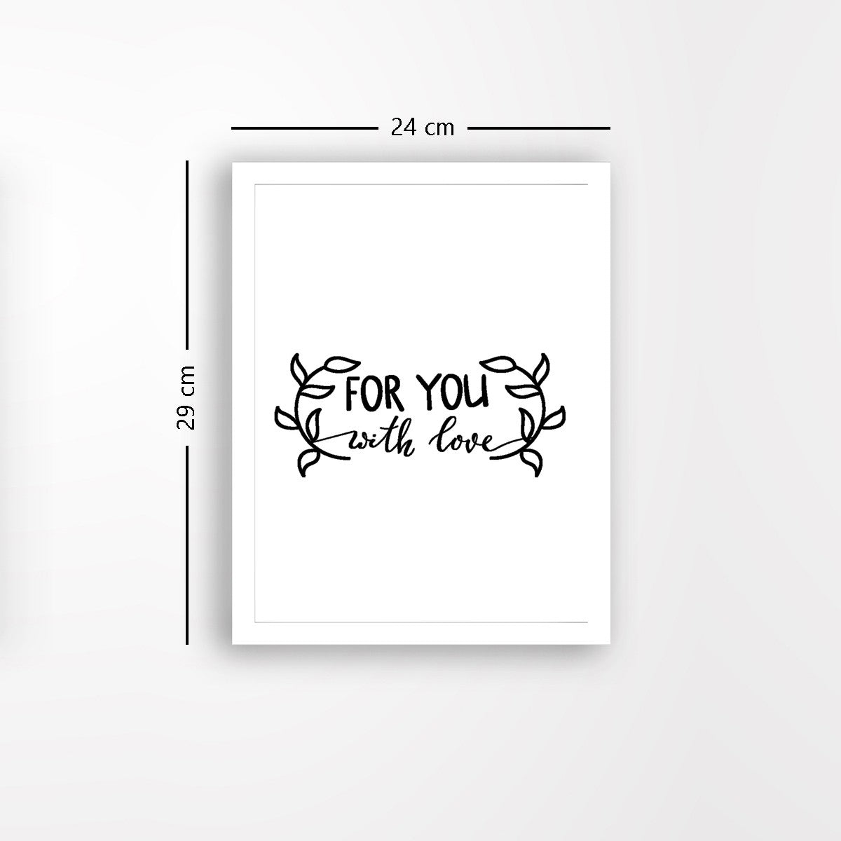 Quadro Decorativo MDF Emoldurado - Arte Multicolor 24x29cm com Moldura de Madeira 2cm