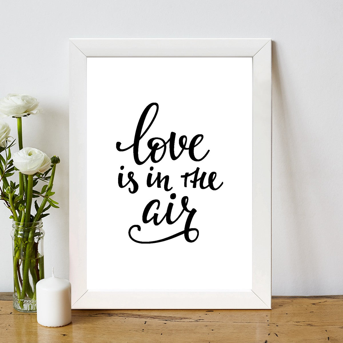 Quadro Decorativo MDF Emoldurado - Arte Multicolor 24x29cm com Moldura de Madeira 2cm