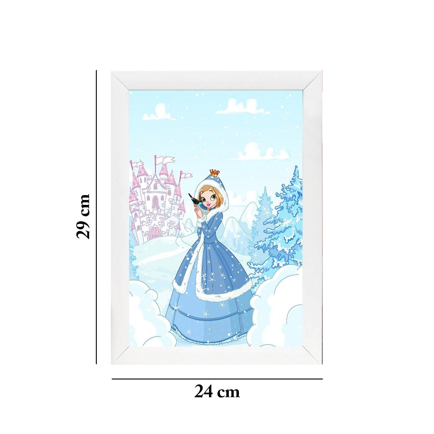 Quadro Decorativo MDF Emoldurado - Arte Multicolor 24x29cm com Moldura de Madeira 2cm