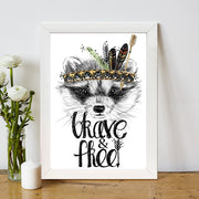 Quadro Decorativo MDF Emoldurado - Arte Multicolor 24x29cm com Moldura de Madeira 2cm