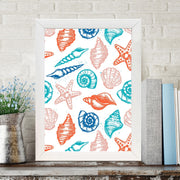 Quadro Decorativo MDF Emoldurado - Arte Multicolor 24x29cm com Moldura de Madeira 2cm