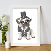 Quadro Decorativo MDF Emoldurado - Arte Multicolor 24x29cm com Moldura de Madeira 2cm