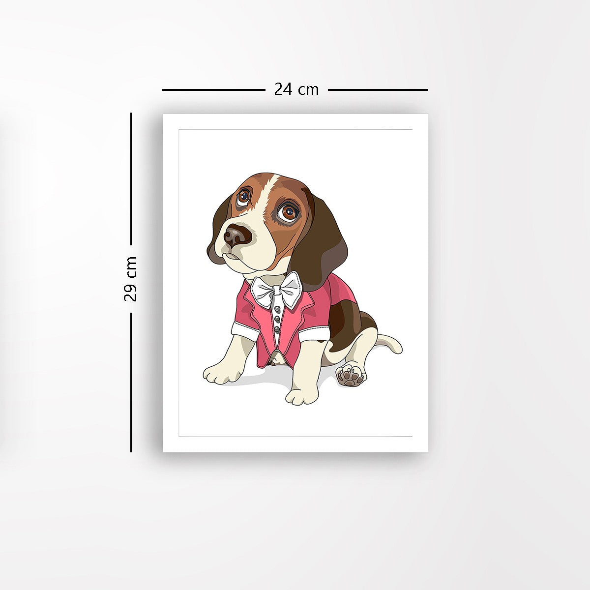 Quadro Decorativo MDF Emoldurado - Arte Multicolor 24x29cm com Moldura de Madeira 2cm