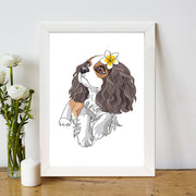 Quadro Decorativo MDF Emoldurado - Arte Multicolor 24x29cm com Moldura de Madeira 2cm