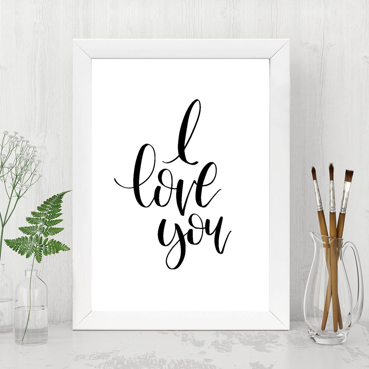 Quadro Decorativo MDF Emoldurado - Arte Multicolor 24x29cm com Moldura de Madeira 2cm