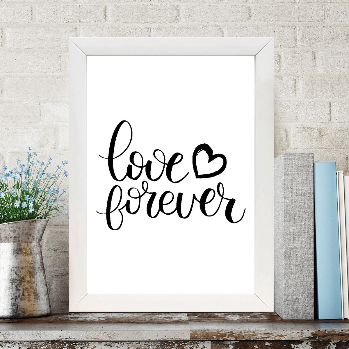 Quadro Decorativo MDF Emoldurado - Arte Multicolor 24x29cm com Moldura de Madeira 2cm