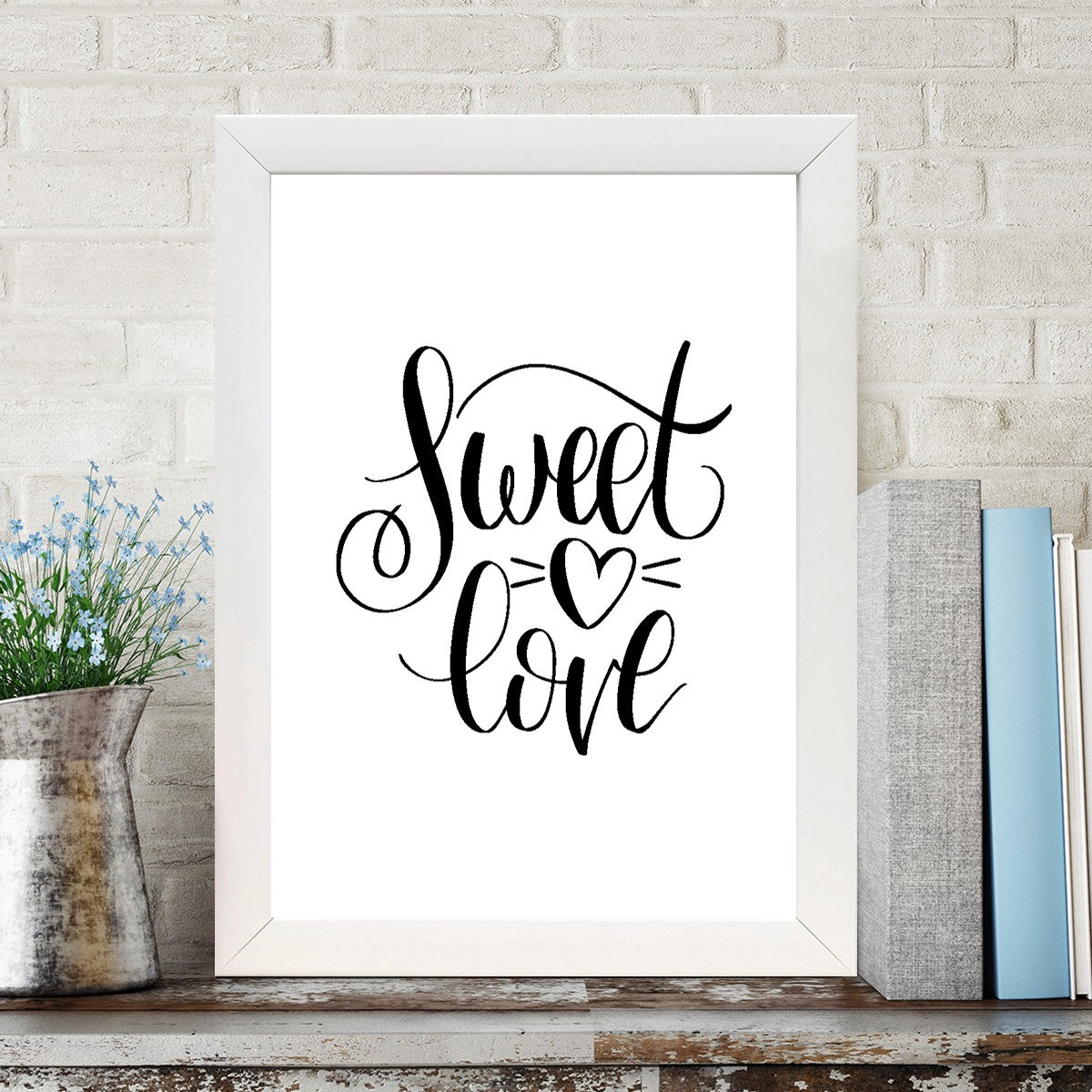 Quadro Decorativo MDF Emoldurado - Arte Multicolor 24x29cm com Moldura de Madeira 2cm