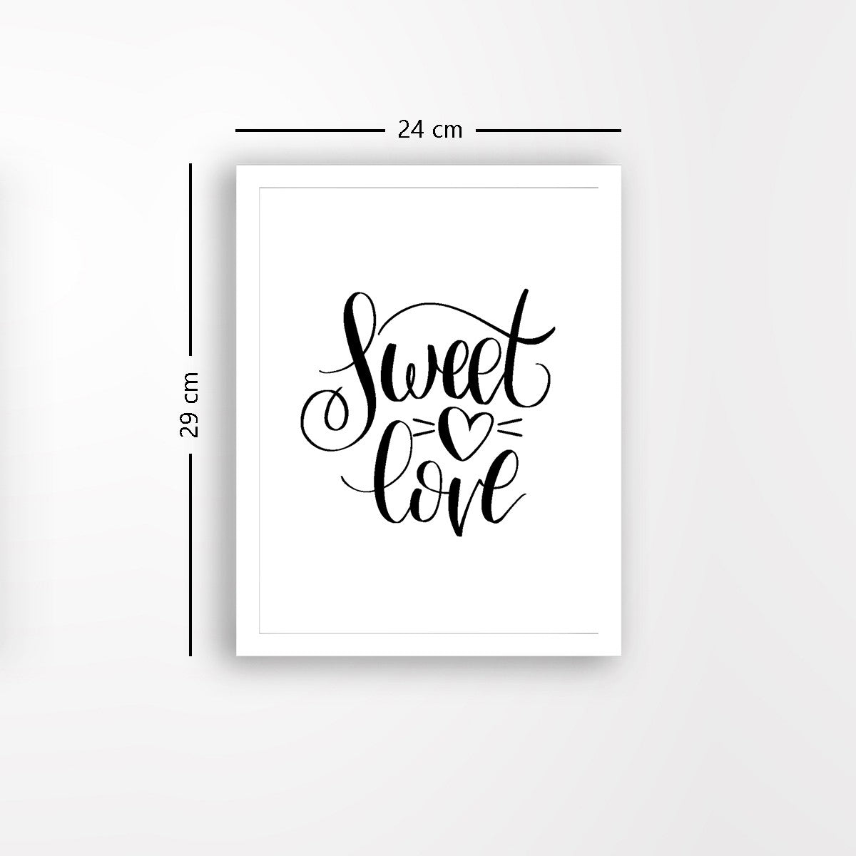 Quadro Decorativo MDF Emoldurado - Arte Multicolor 24x29cm com Moldura de Madeira 2cm