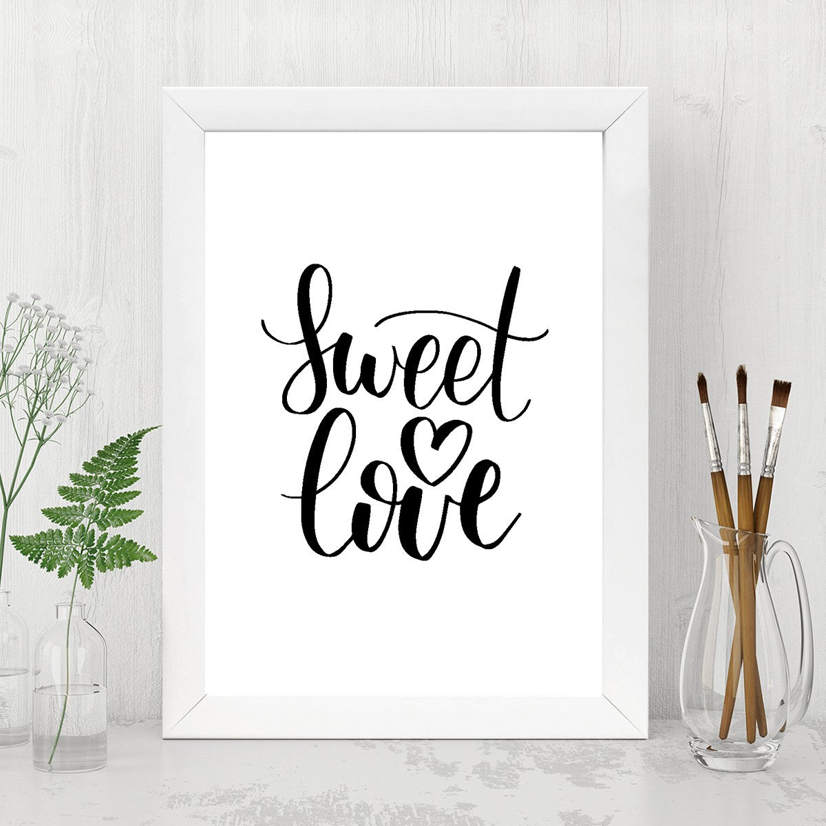 Quadro Decorativo MDF Emoldurado - Arte Multicolor 24x29cm com Moldura de Madeira 2cm