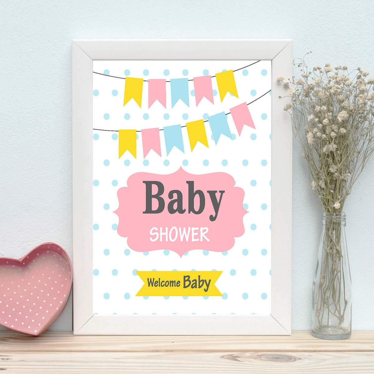 Quadro Decorativo MDF Emoldurado - Arte Multicolor 24x29cm com Moldura de Madeira 2cm