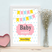 Quadro Decorativo MDF Emoldurado - Arte Multicolor 24x29cm com Moldura de Madeira 2cm