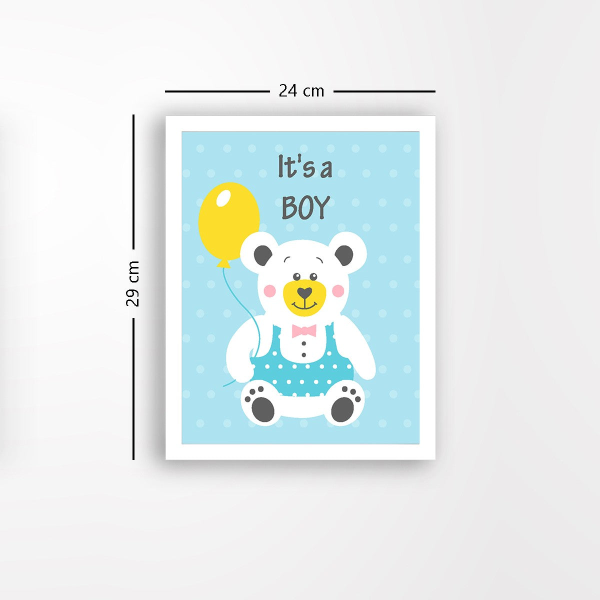 Quadro Decorativo MDF Emoldurado - Arte Multicolor 24x29cm com Moldura de Madeira 2cm