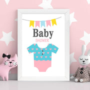 Quadro Decorativo MDF Emoldurado - Arte Multicolor 24x29cm com Moldura de Madeira 2cm