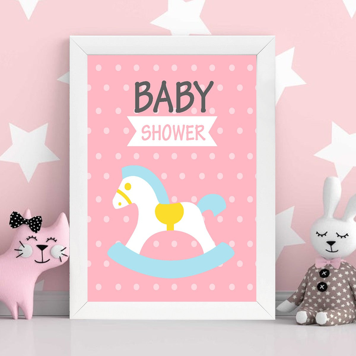 Quadro Decorativo MDF Emoldurado - Arte Multicolor 24x29cm com Moldura de Madeira 2cm