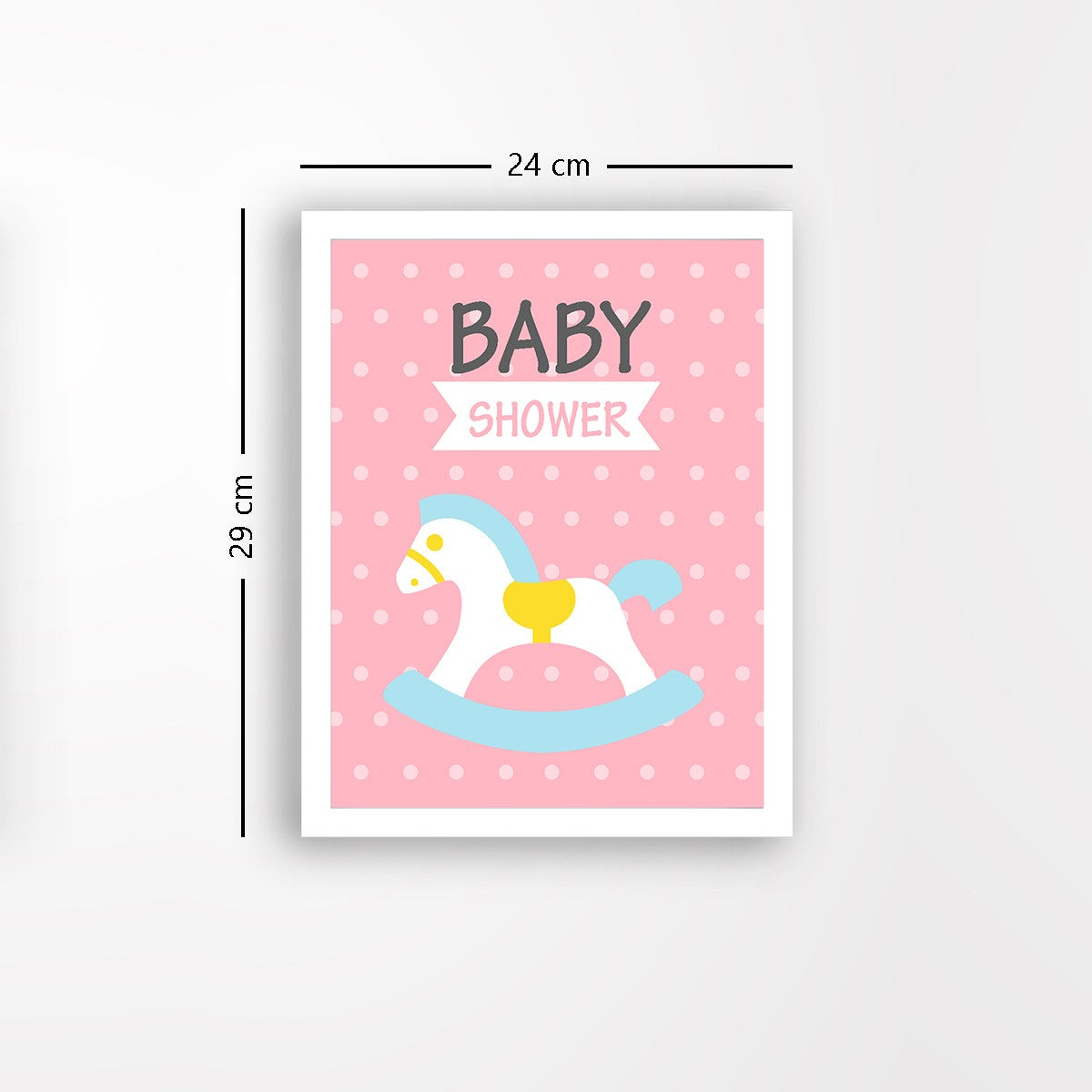 Quadro Decorativo MDF Emoldurado - Arte Multicolor 24x29cm com Moldura de Madeira 2cm