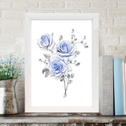 Quadro Decorativo MDF Emoldurado - Arte Multicolor 24x29cm com Moldura de Madeira 2cm