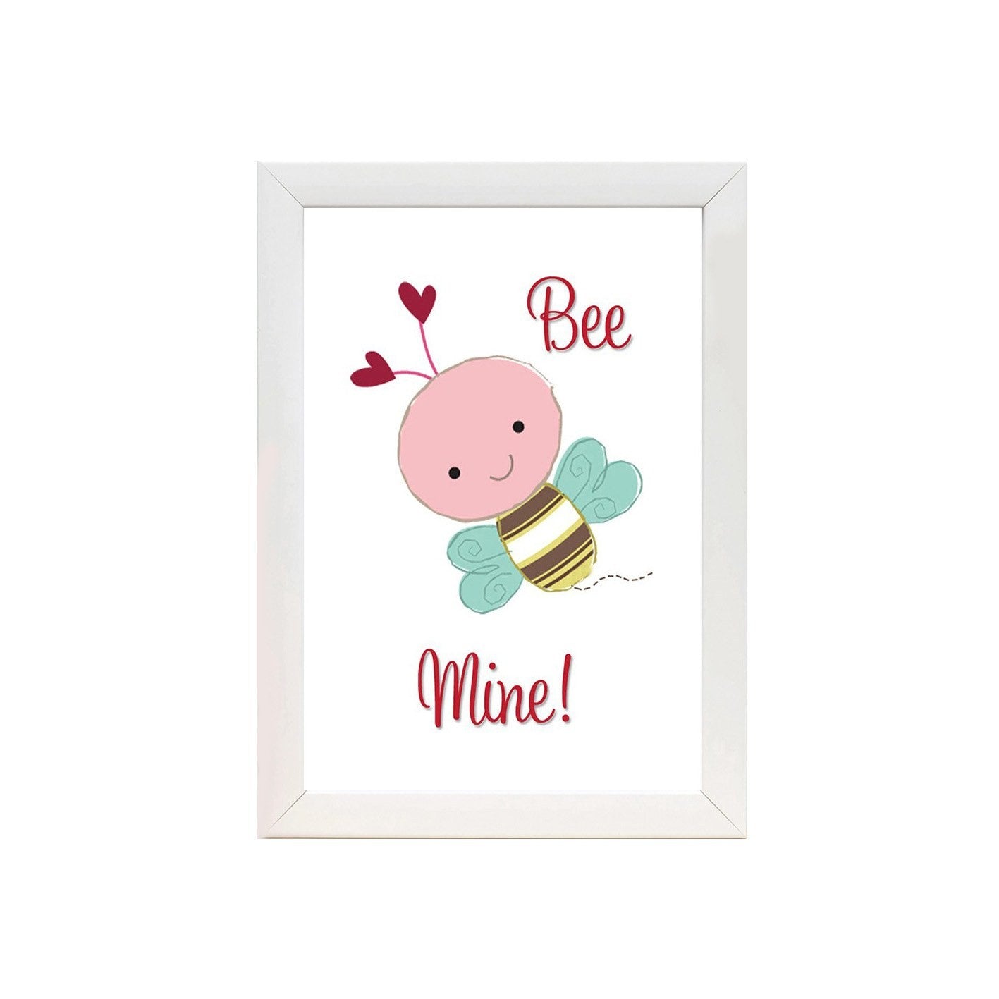 Quadro Decorativo MDF Emoldurado - Arte Multicolor 24x29cm com Moldura de Madeira 2cm