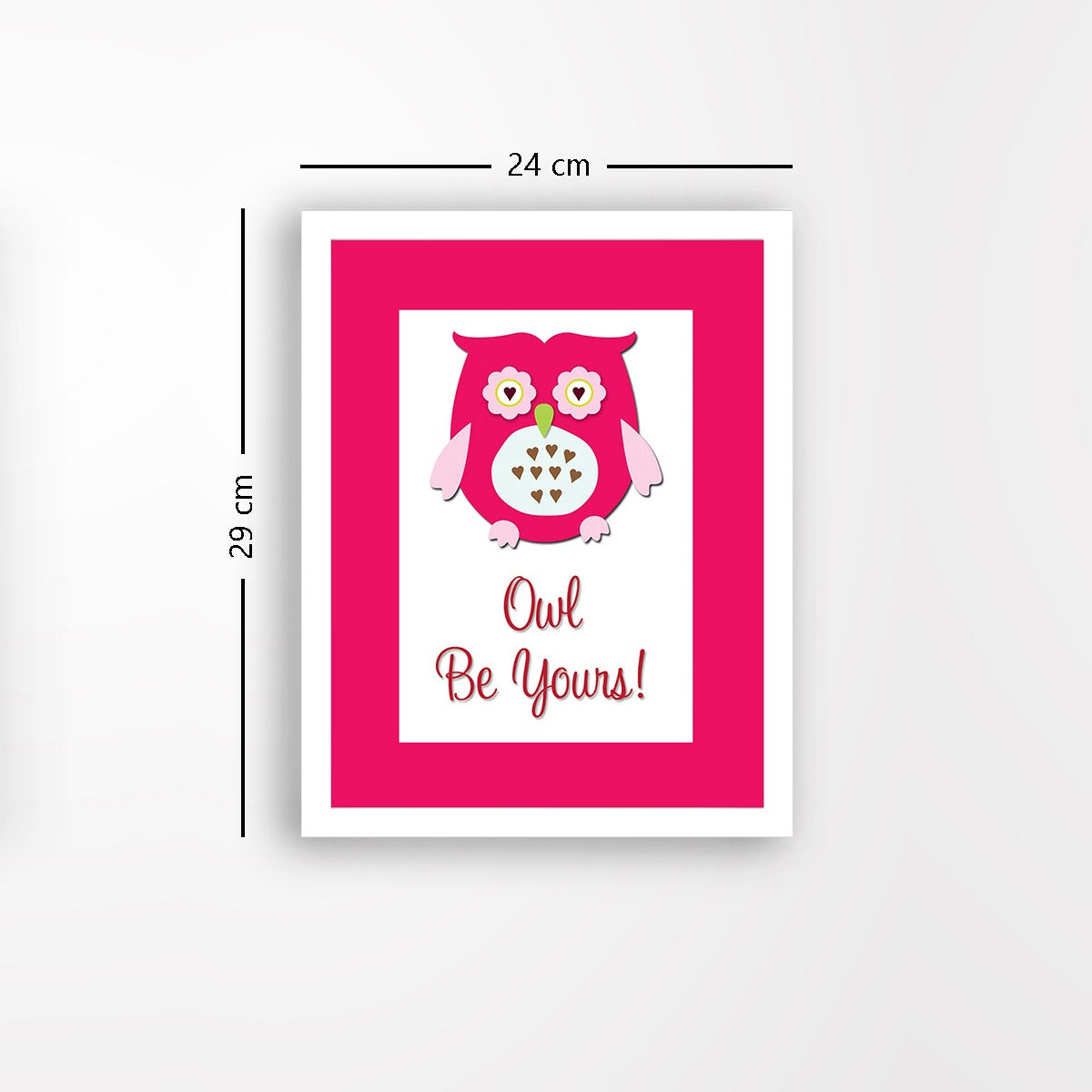 Quadro Decorativo MDF Emoldurado - Arte Multicolor 24x29cm com Moldura de Madeira 2cm