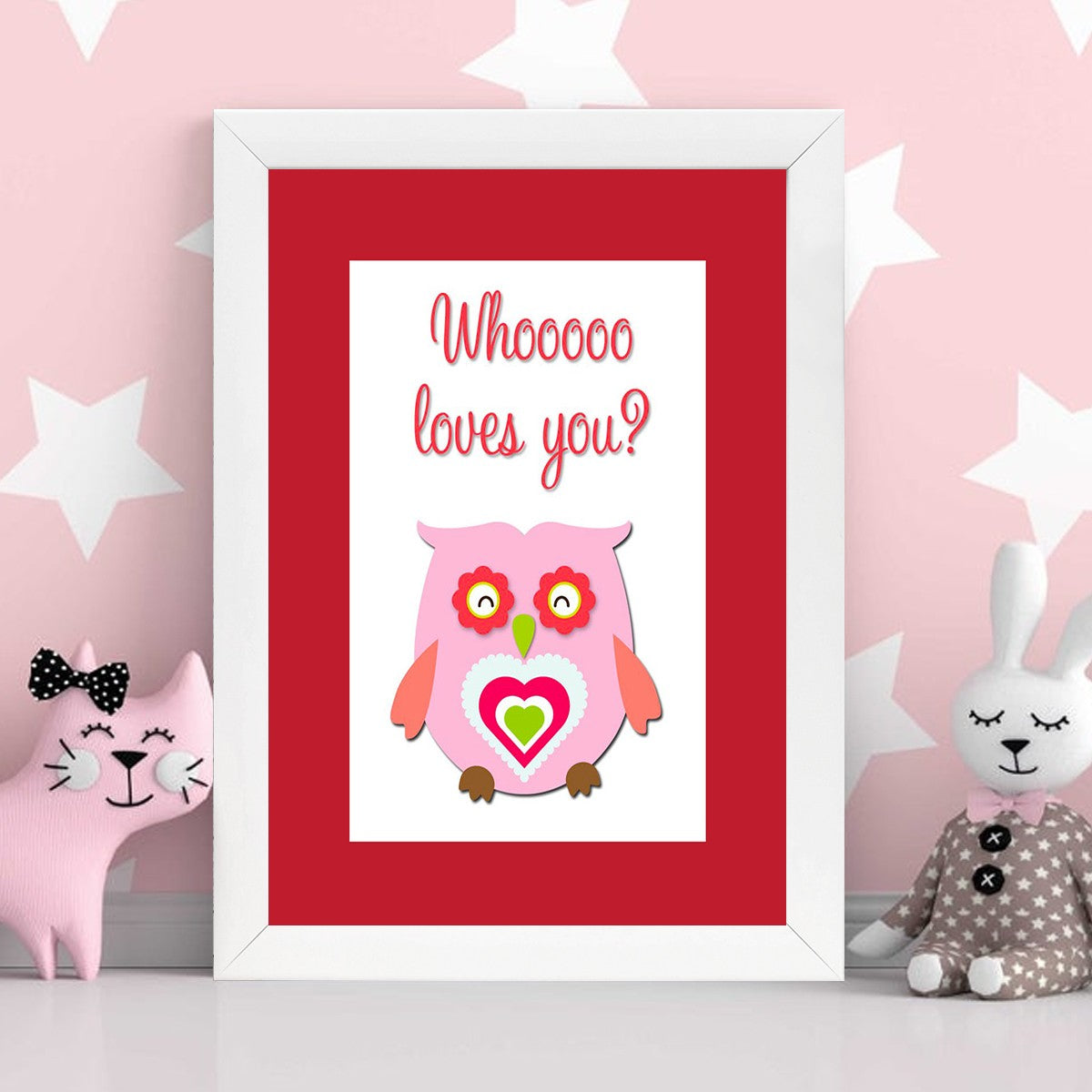 Quadro Decorativo MDF Emoldurado - Arte Multicolor 24x29cm com Moldura de Madeira 2cm