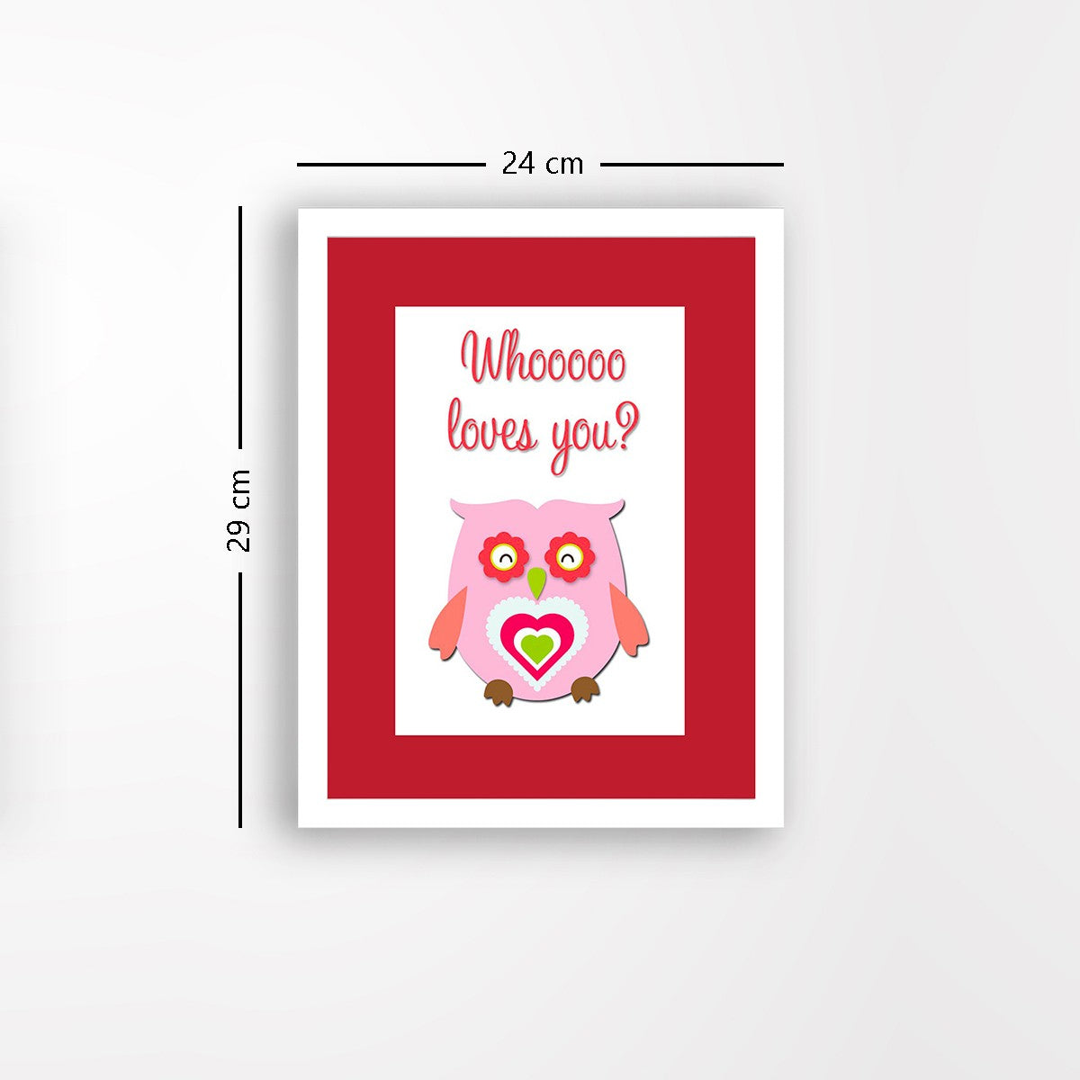 Quadro Decorativo MDF Emoldurado - Arte Multicolor 24x29cm com Moldura de Madeira 2cm