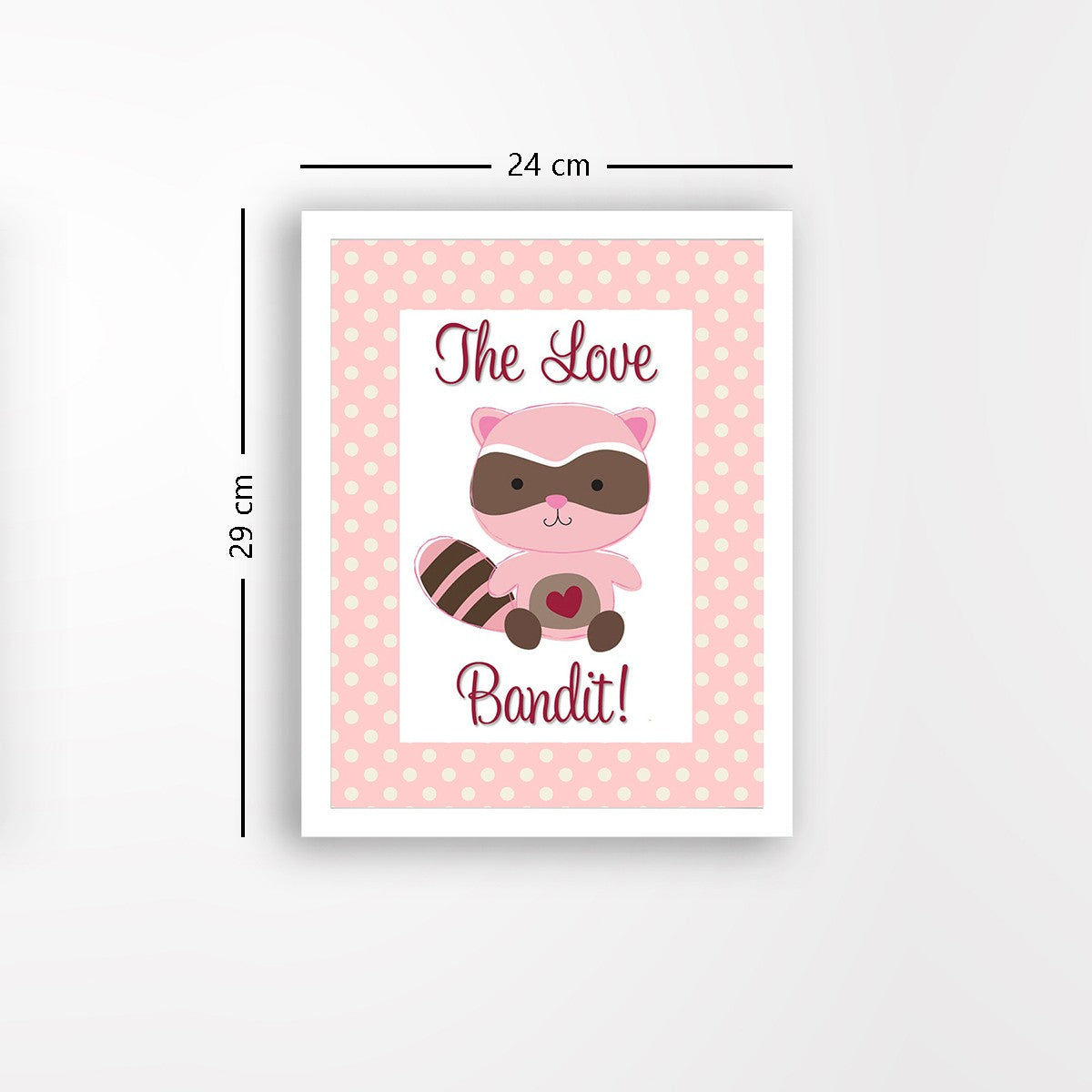 Quadro Decorativo MDF Emoldurado - Arte Multicolor 24x29cm com Moldura de Madeira 2cm