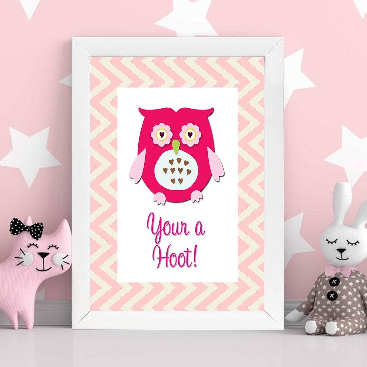 Quadro Decorativo MDF Emoldurado - Arte Multicolor 24x29cm com Moldura de Madeira 2cm