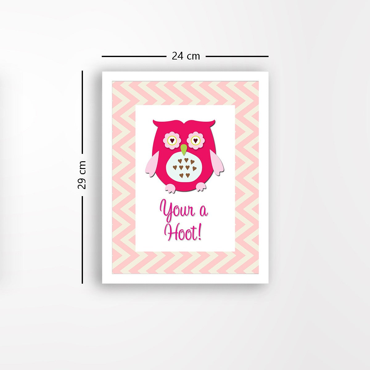 Quadro Decorativo MDF Emoldurado - Arte Multicolor 24x29cm com Moldura de Madeira 2cm