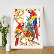 Quadro Decorativo MDF Emoldurado - Arte Multicolor 24x29cm com Moldura de Madeira 2cm