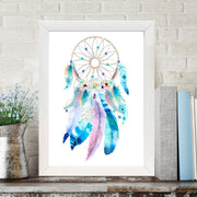 Quadro Decorativo MDF Emoldurado - Arte Multicolor 24x29cm com Moldura de Madeira 2cm