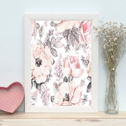 Quadro Decorativo MDF Emoldurado - Arte Multicolor 24x29cm com Moldura de Madeira 2cm