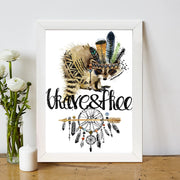 Quadro Decorativo MDF Emoldurado - Arte Multicolor 24x29cm com Moldura de Madeira 2cm