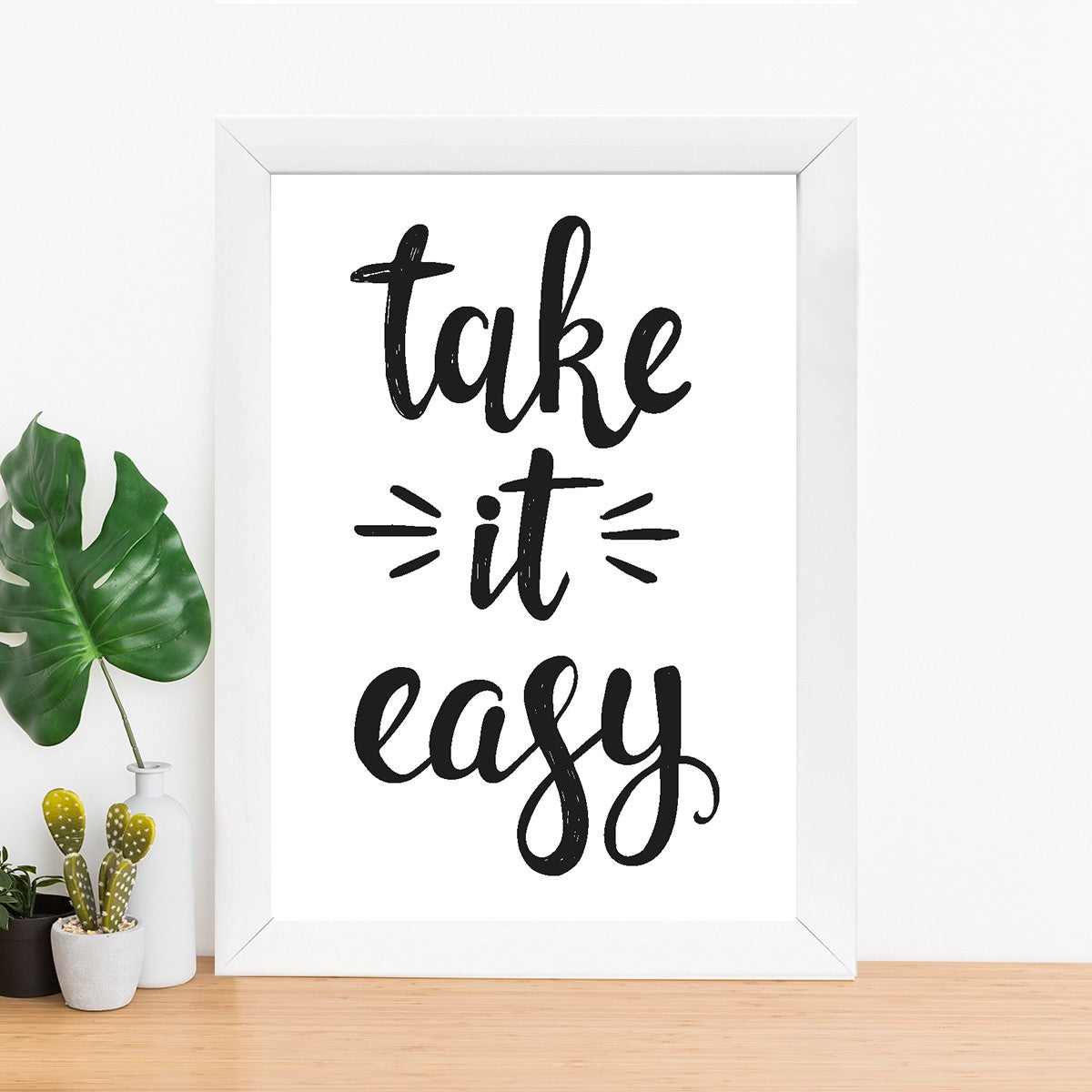 Quadro Decorativo MDF Emoldurado - Arte Multicolor 24x29cm com Moldura de Madeira 2cm