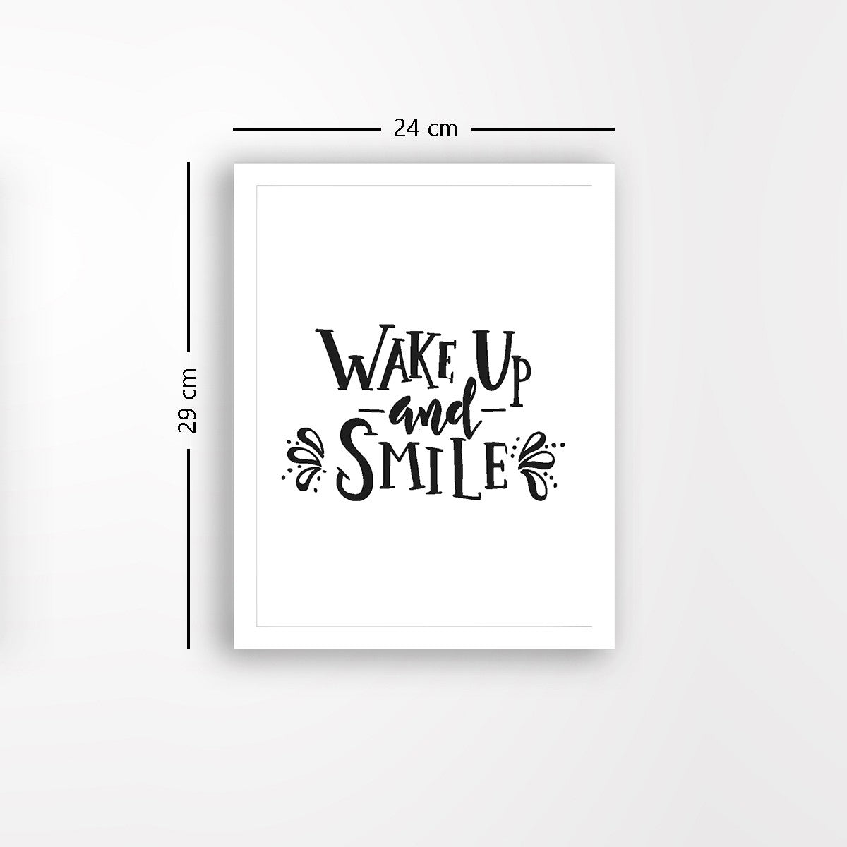 Quadro Decorativo MDF Emoldurado - Arte Multicolor 24x29cm com Moldura de Madeira 2cm