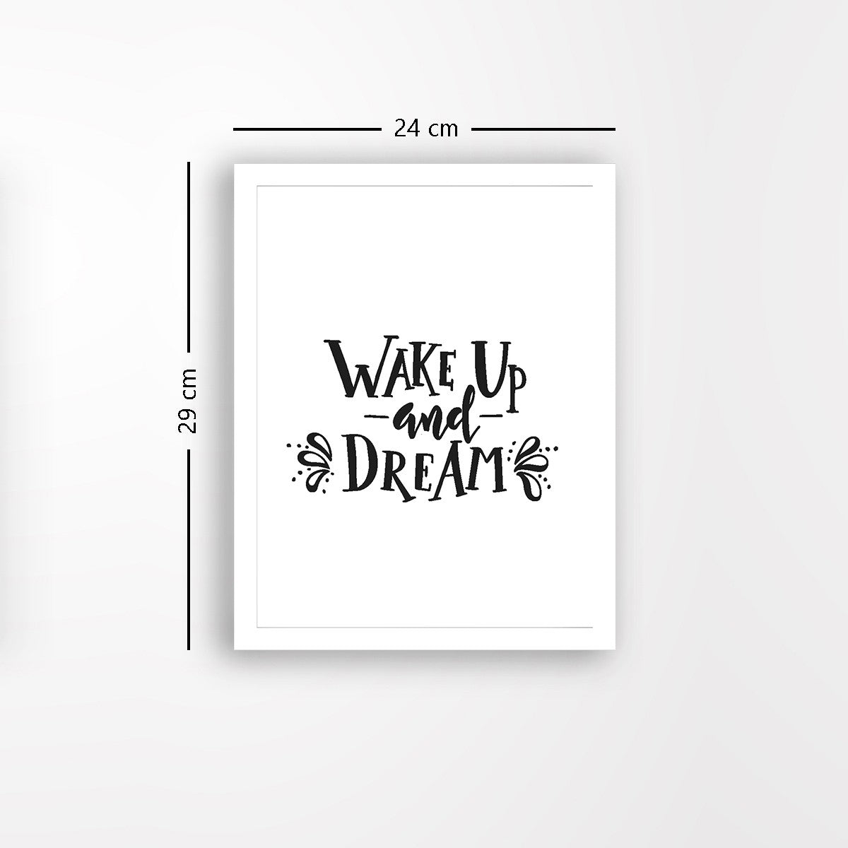 Quadro Decorativo MDF Emoldurado - Arte Multicolor 24x29cm com Moldura de Madeira 2cm