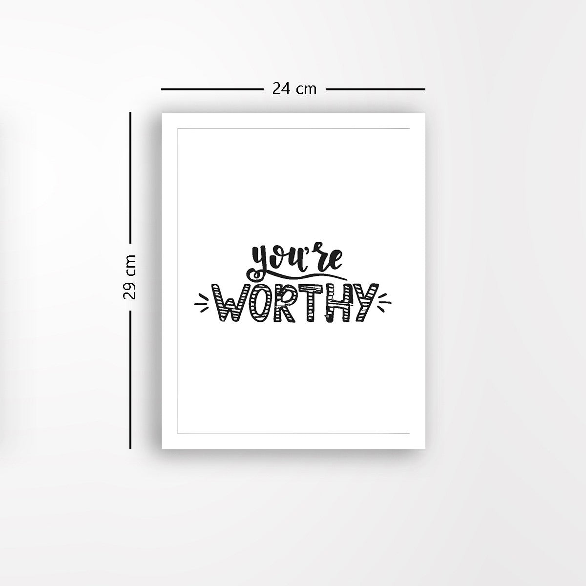 Quadro Decorativo MDF Emoldurado - Arte Multicolor 24x29cm com Moldura de Madeira 2cm