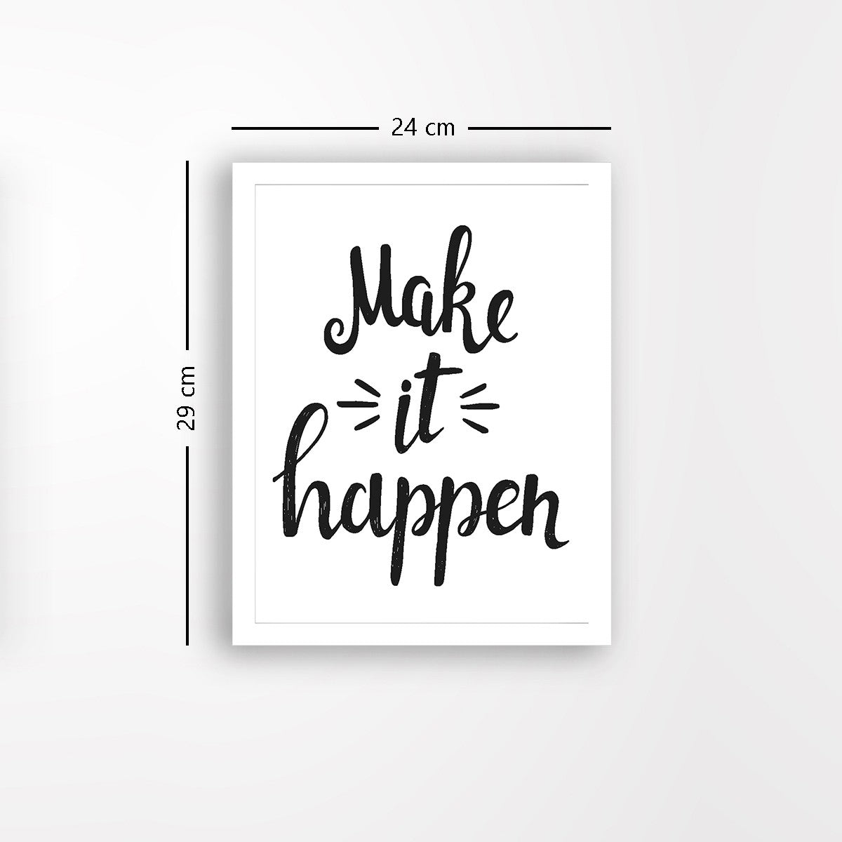 Quadro Decorativo MDF Emoldurado - Arte Multicolor 24x29cm com Moldura de Madeira 2cm