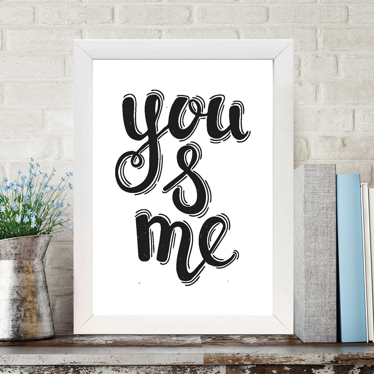 Quadro Decorativo MDF Emoldurado - Arte Multicolor 24x29cm com Moldura de Madeira 2cm