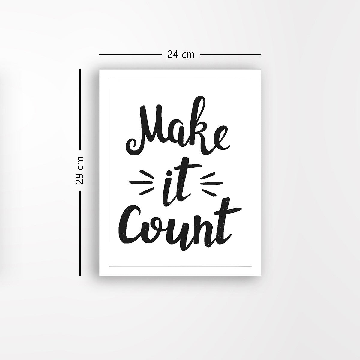 Quadro Decorativo MDF Emoldurado - Arte Multicolor 24x29cm com Moldura de Madeira 2cm