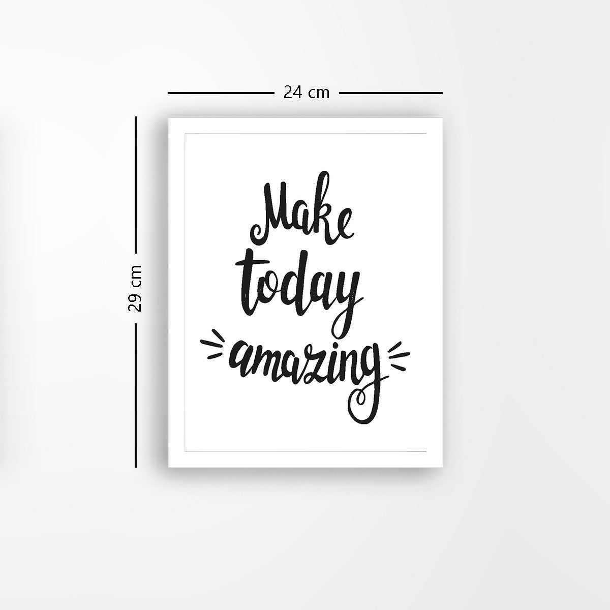 Quadro Decorativo MDF Emoldurado - Arte Multicolor 24x29cm com Moldura de Madeira 2cm