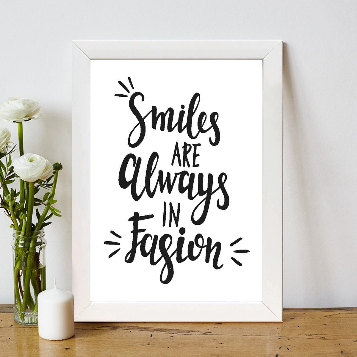 Quadro Decorativo MDF Emoldurado - Arte Multicolor 24x29cm com Moldura de Madeira 2cm