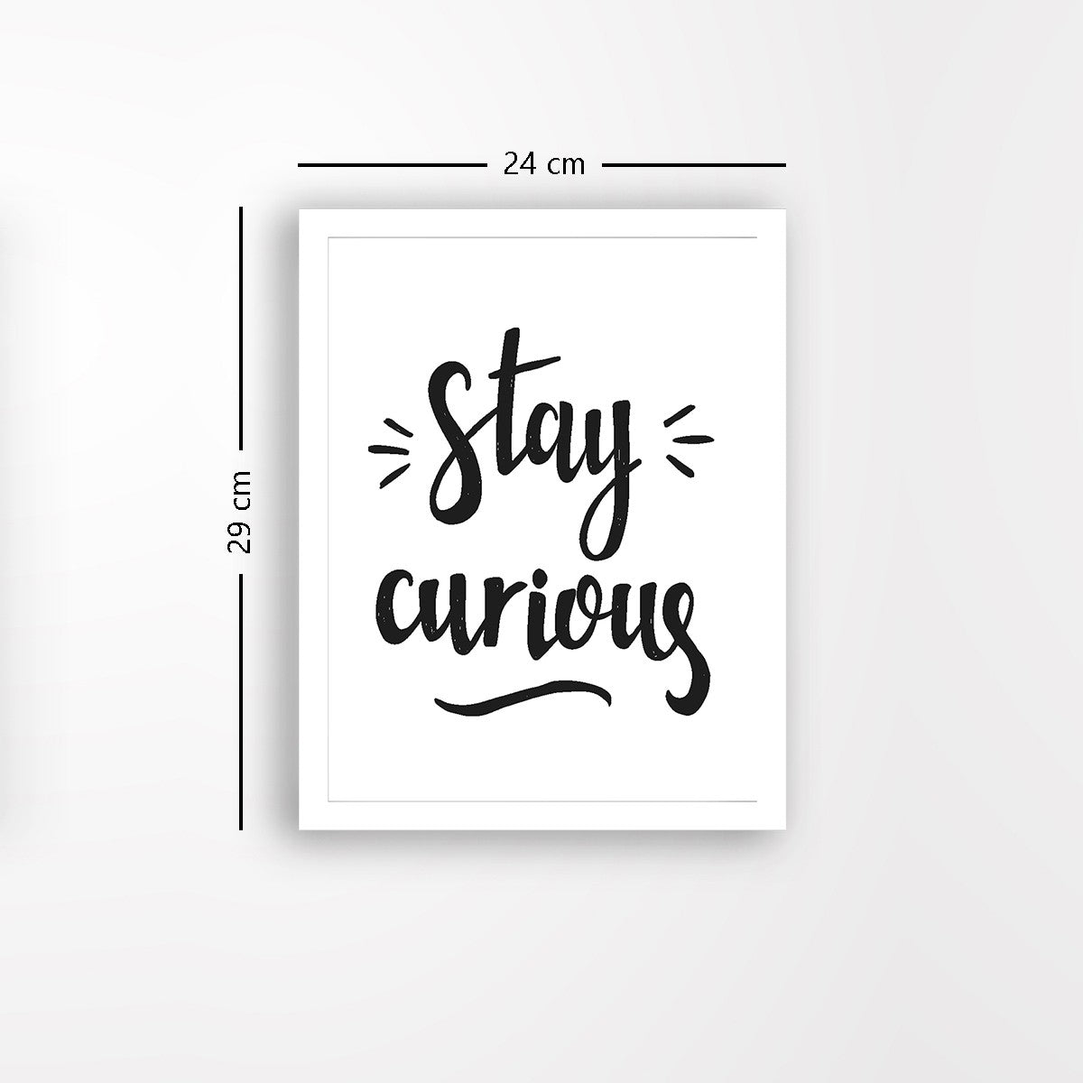 Quadro Decorativo MDF Emoldurado - Arte Multicolor 24x29cm com Moldura de Madeira 2cm