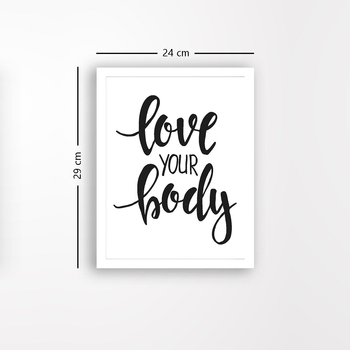 Quadro Decorativo MDF Emoldurado - Arte Multicolor 24x29cm com Moldura de Madeira 2cm