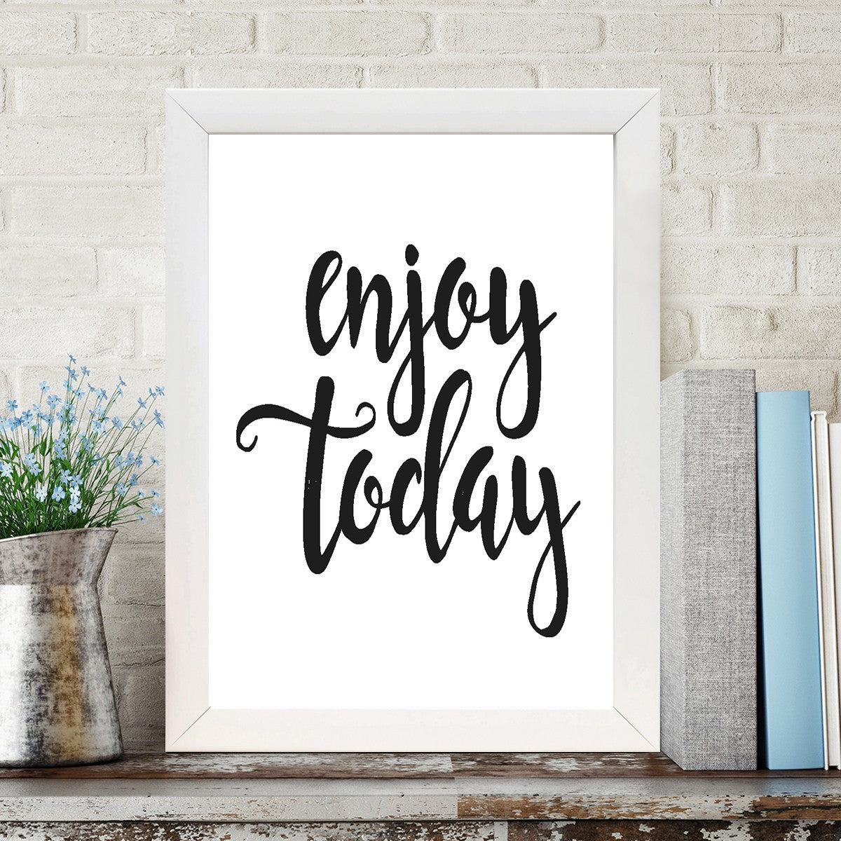 Quadro Decorativo MDF Emoldurado - Arte Multicolor 24x29cm com Moldura de Madeira 2cm