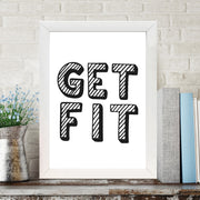 Quadro Decorativo MDF Emoldurado - Arte Multicolor 24x29cm com Moldura de Madeira 2cm