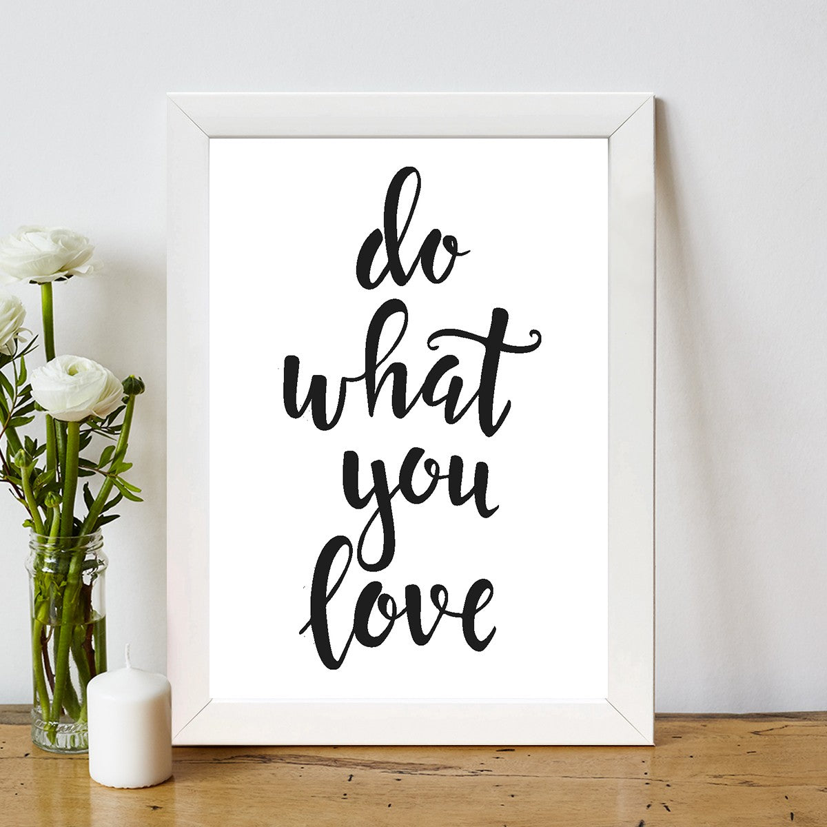 Quadro Decorativo MDF Emoldurado - Arte Multicolor 24x29cm com Moldura de Madeira 2cm