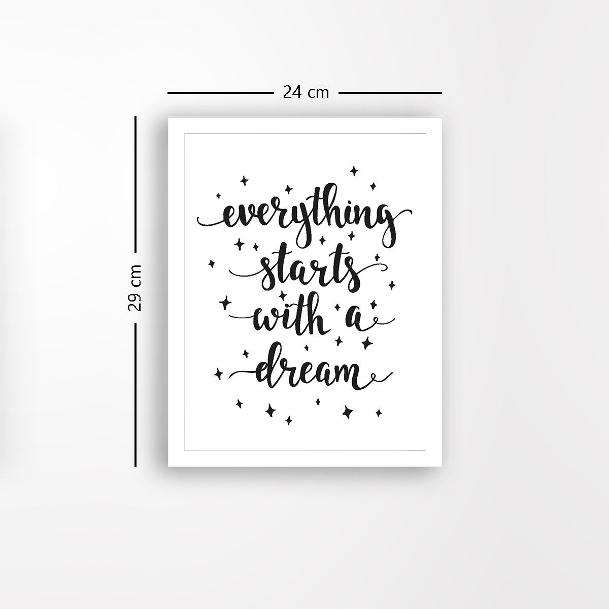 Quadro Decorativo MDF Emoldurado - Arte Multicolor 24x29cm com Moldura de Madeira 2cm