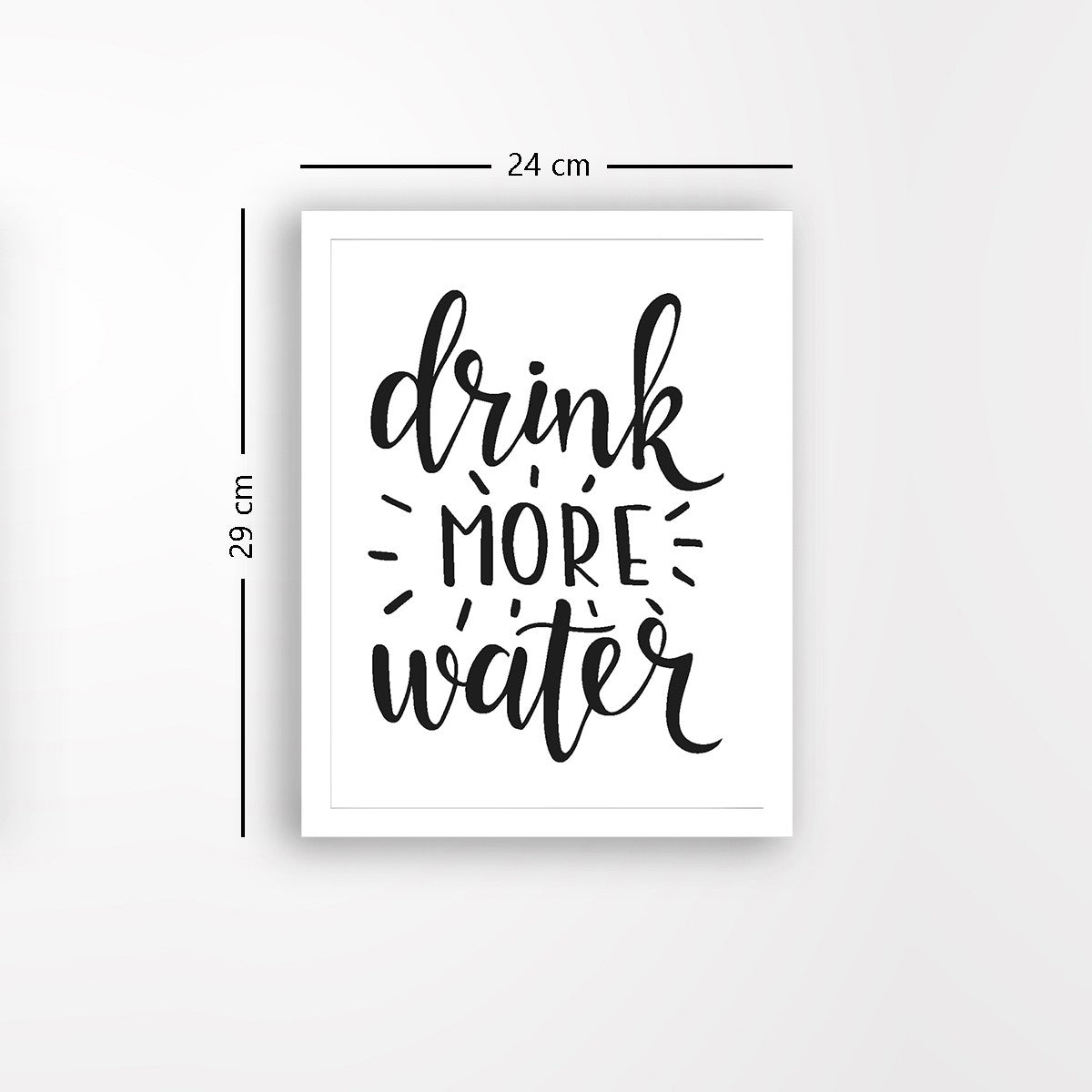 Quadro Decorativo MDF Emoldurado - Arte Multicolor 24x29cm com Moldura de Madeira 2cm