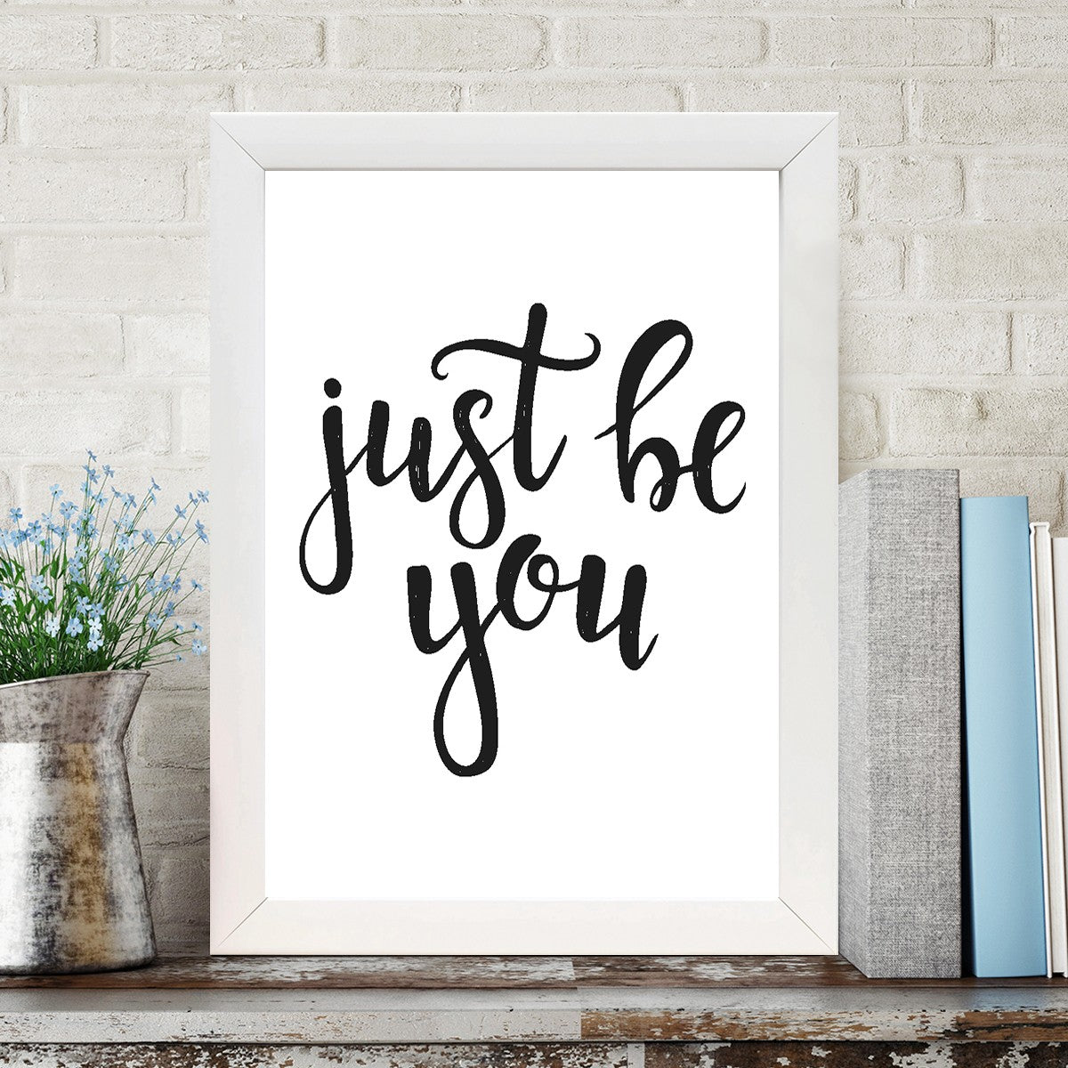 Quadro Decorativo MDF Emoldurado - Arte Multicolor 24x29cm com Moldura de Madeira 2cm