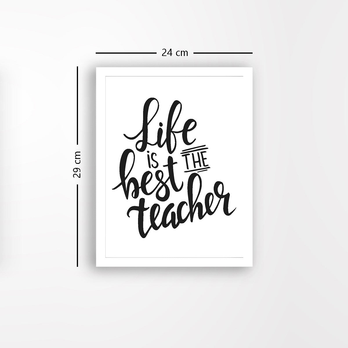 Quadro Decorativo MDF Emoldurado - Arte Multicolor 24x29cm com Moldura de Madeira 2cm